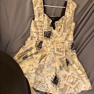 Gorgeous Harry Potter Marauder’s Map dress
